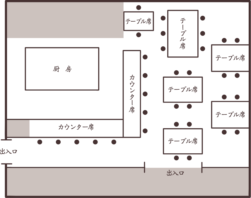 店内マップ